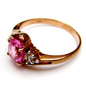 Pink Sapphire Rings B8RI-090