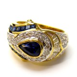Blue Sapphire Rings B8RI-025