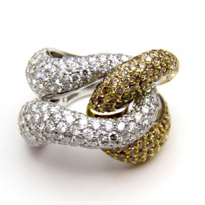 Diamond/White Gold Rings RI-012