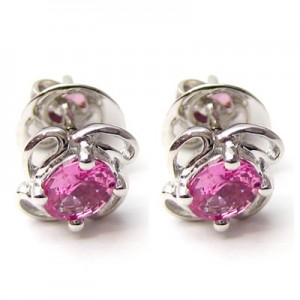 Pink Sapphire Earings B8ER-001