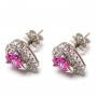 Pink Sapphire Earings BER-31