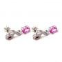 Pink Sapphire Earings