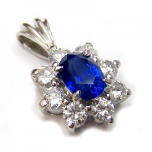 Blue Sapphire Pendants